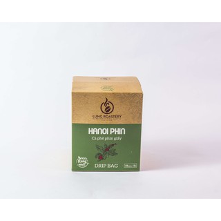 Cà Phê Phin Giấy (Hanoi Phin) Lung Roastery, Hộp 10 gói