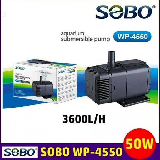 Máy Bơm Nước Hồ Cá Sobo WP-4550 (50W-3600L/H-3M) - Máy Bơm Chìm Bể Cá