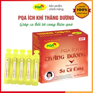 PQA Ích Khí Thăng Dương Giúp Điều Bổ Tì Vị, Hỗ Trợ Giảm Các Triệu Chứng Sa Tử Cung Hộp 10 Ống
