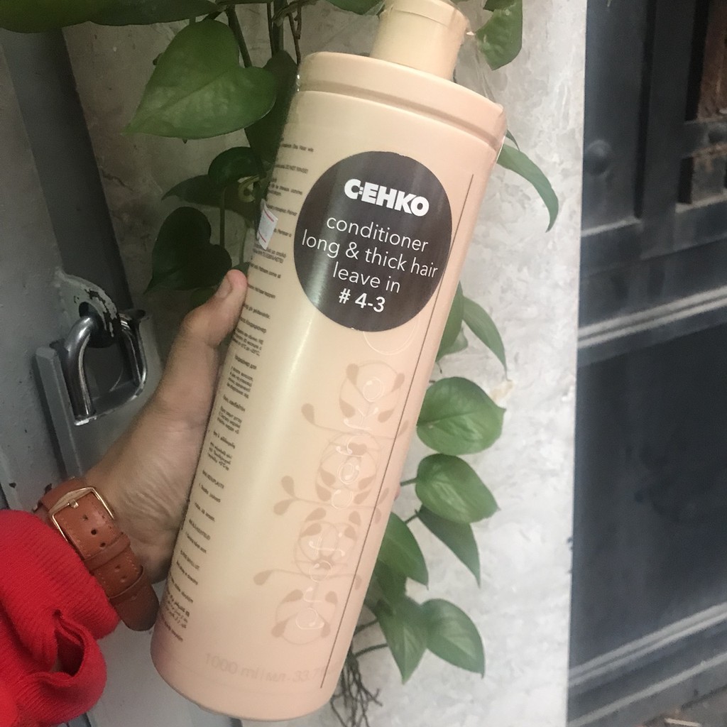 Dầu xả khô dưỡng ẩm cho tóc uốn Cehko Prof Leave In Conditioner 1000ml