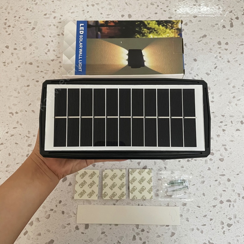 Đèn LED Năng Lượng Mặt Trời Chống Thấm Nước Độ Sáng Cao Trang Trí Sân Vườn / Ban Công