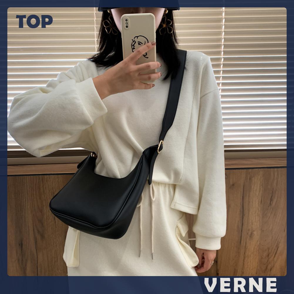 Túi Đeo Chéo Da Pu Thiết Kế Đơn Giản Cho Nữ