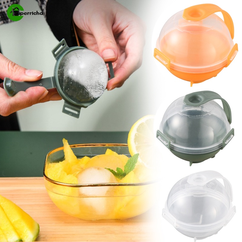 Khuôn Làm Đá Hình Quả Bóng 3 Màu Sắc Độc Đáo Tiện Dụng Cho Nhà Bếp