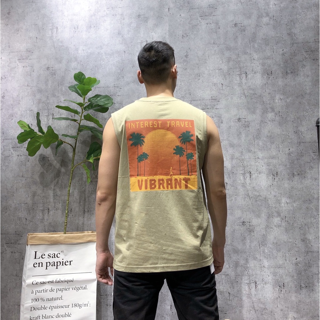Áo tanktop gym nam bigsize áo sát nách bigsize nam xuất khẩu cao cấp SNTQ 125 - 324