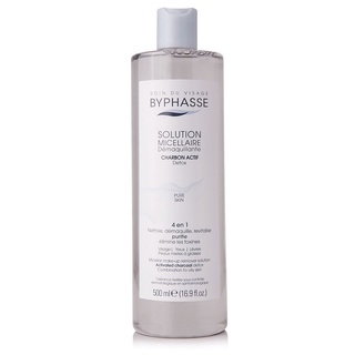 Nước Tẩy Trang Byphasse Micellaire Pure Skin Than Hoạt Tính 500ML