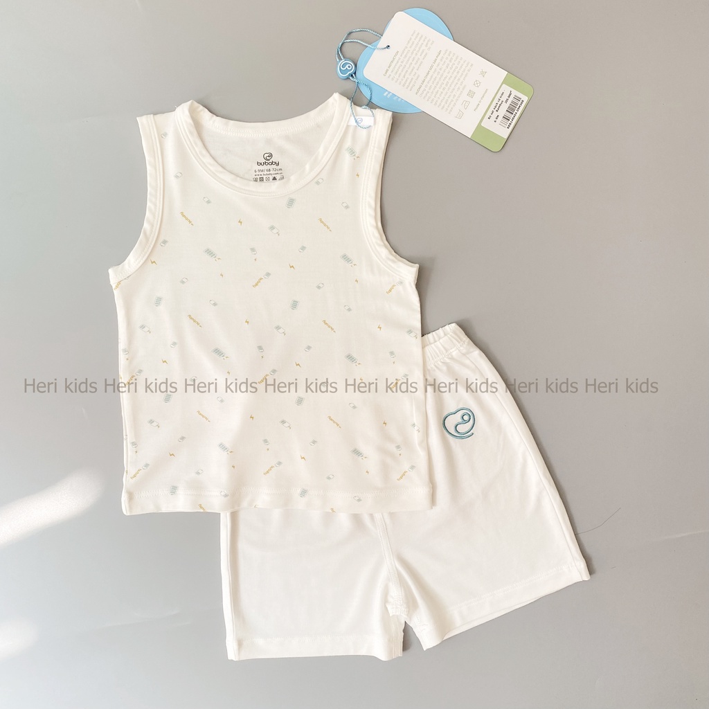 Bộ ba lỗ Bu baby Bambus cho bé 6m - 4Y