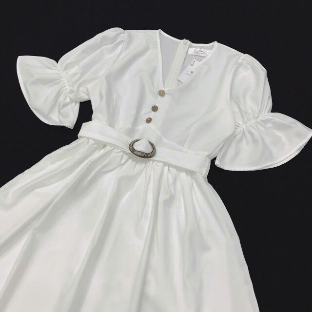 #Đầm #xòe tay nhúng