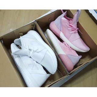 Giày thể thao Sneaker Tubular trắng hồng