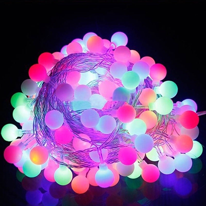 Day đèn led chớp 7 màu trái chanh 5m