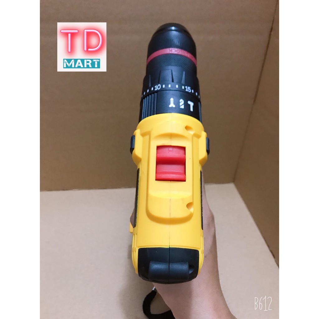 MÁY KHOAN PIN DEWALT 21V ĐẦU 13MM 3 Chế Độ Có Búa Khoan Bê Tông