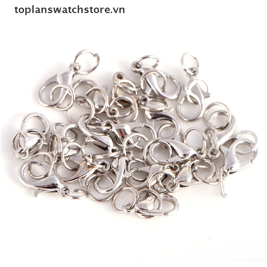 Set 20 Móc Kẹp Tôm Hùm Bằng Hợp Kim Làm Trang Sức DIY