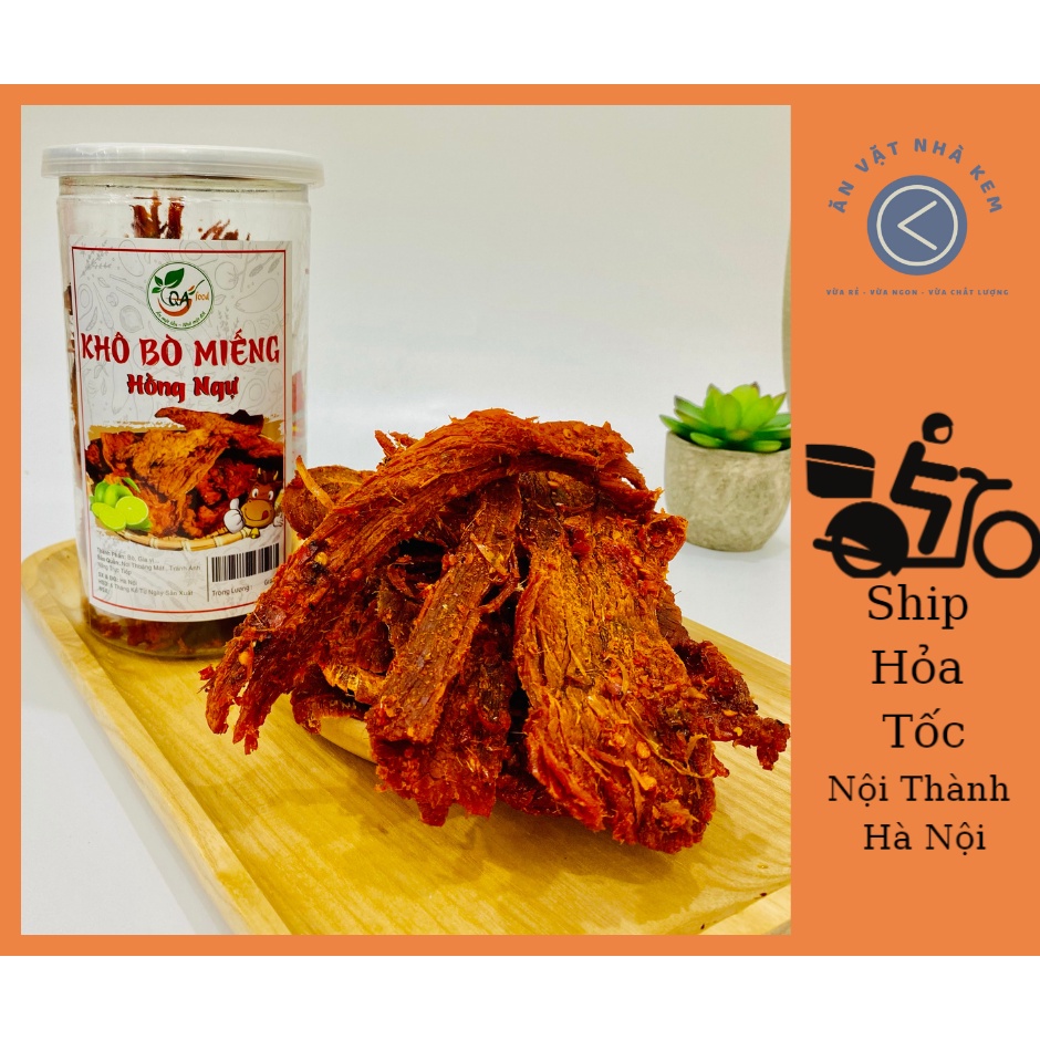 Khô Bò Miếng Hồng Ngự ☄Hũ 250gr☄ FREESHIP_Vệ Sinh ATTP