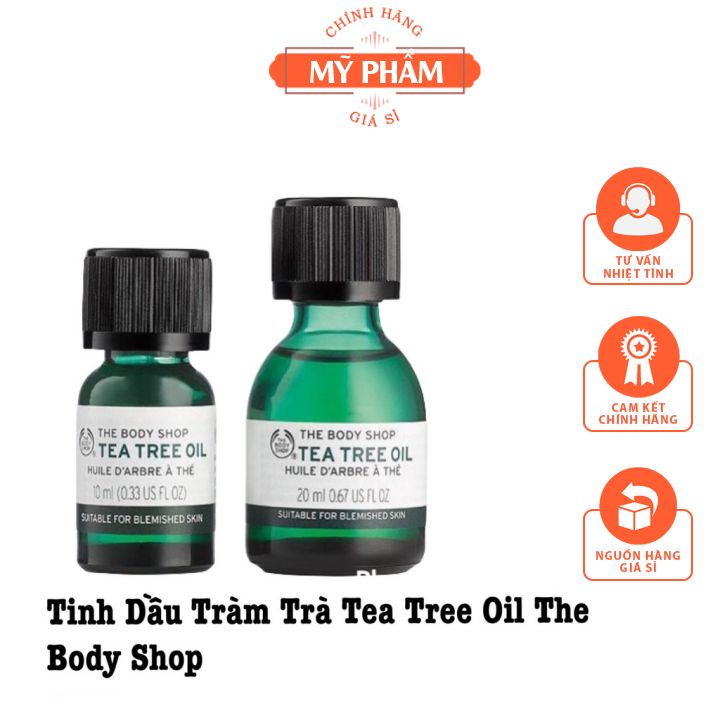 Tinh Dầu Tràm Trà Cho Da Mụn The Body Shop Tea Tree Oil 10ML