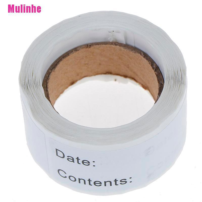 Set 125 Nhãn Dán Bảo Quản Thực Phẩm Trong Tủ Lạnh