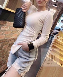 ÁO COTTON RÚT DÂY