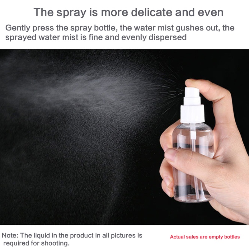 Set 3 chai xịt chiết đựng nước hoa nước rửa trong suốt 30ml/ 50ml/ 100ml nhỏ gọn