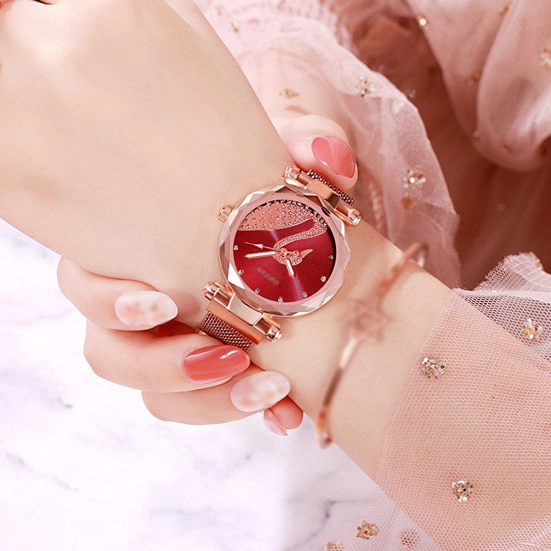 Đồng hồ đeo tay nữ, đồng hồ OURSTAR thiên nga, sang chảnh, chống thấm nước