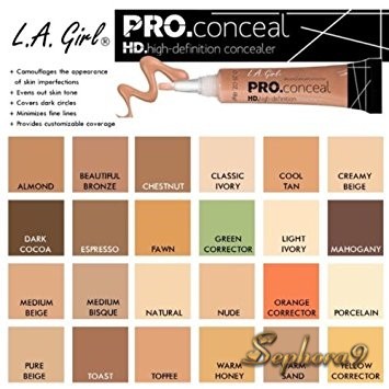 Kem che khuyết điểm LA Girl Pro Conceal HD High Definition Concealer