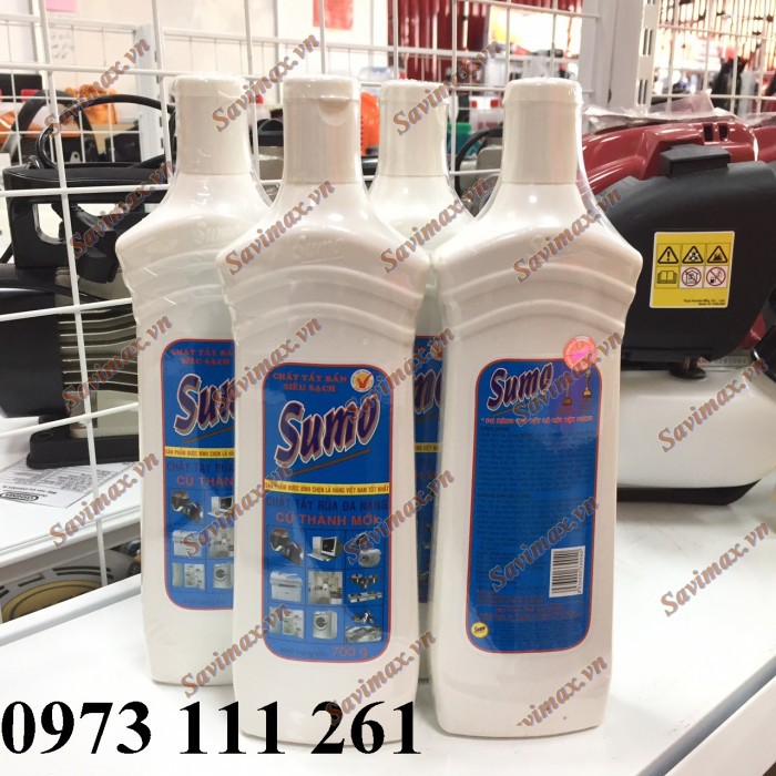 Nước tẩy rửa Sumo 700gr -Dung dịch tẩy trắng gạch men,bồn cầu,cửa kính