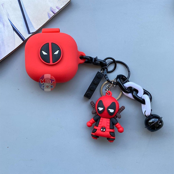 Ốp silicon case hình Deadpool cho tai nghe Galaxy Buds Live / Buds Pro (Mẫu 10)