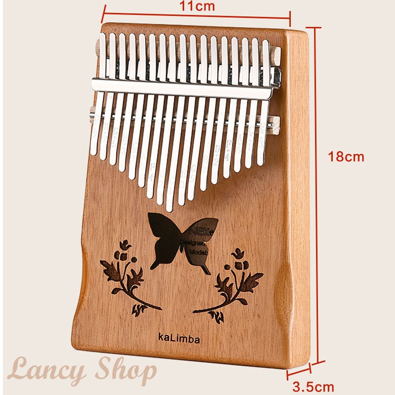 Đàn Kalimba 17 phím giá rẻ gỗ mahogany thumb piano key instrument