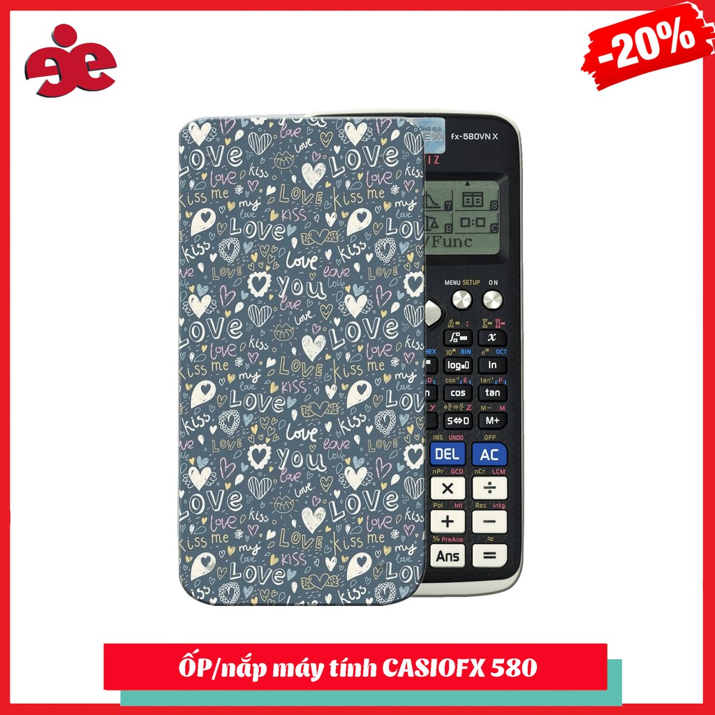 Ốp Máy Tính CasioFX 580 VNX - Nhận In Theo Yêu Cầu