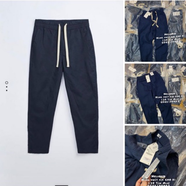 quần Jogger linen cạp chun