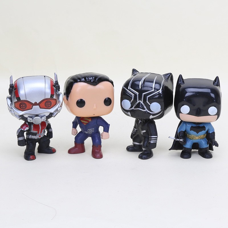 Bộ 10 mô hình nhân vật phim justice league Avengers 10cm