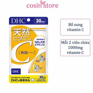 Viên uống DHC Bổ sung Vitamin C Nhật Bản Gói 60 Viên Dùng 30 Ngày