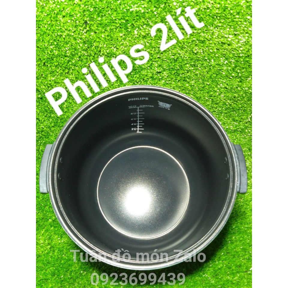 Lòng Nồi Cơm Điện  Philips 2 lít HD3128/66  HD3128/68 phụ kiện phụ tùng linh kiện chính hãng