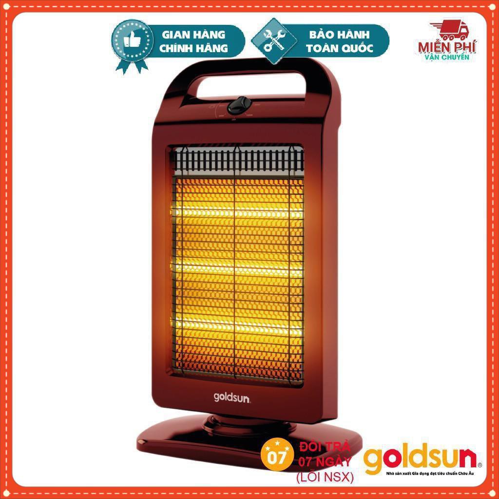 Đèn Sưởi 3 Bóng Halogen GOLDSUN GHLH-2001, Máy Sưởi Halogen GOLDSUN Tốc Độ Làm Ấm Nhanh Tỏa Nhiệt Đều