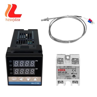 Rơ le điều khiển nhiệt độ kỹ thuật số rex-c100 pid +40a ssr