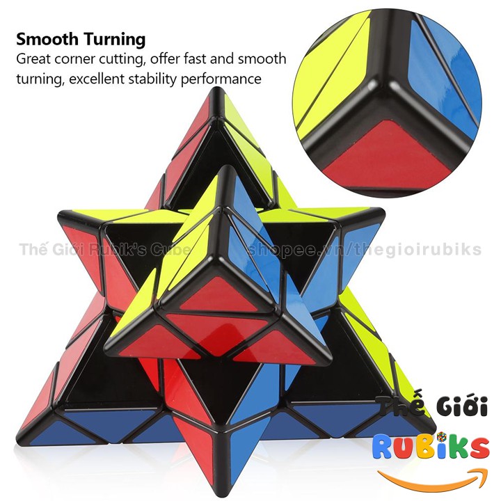 Rubik QiYi Master Pyraminx 4x4 Promotion - Rubic Biến Thể Tam Giác 4 Tầng