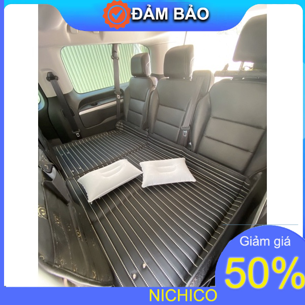 Nệm ô tô dạng treo không cần bơm, đệm ô tô kiên giường ngủ ô tô 7 lớp dày dặn