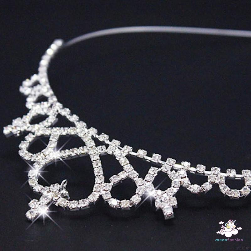 Cài Tóc Hình Vương Miện Có Đính Đá Cho Bé Gái