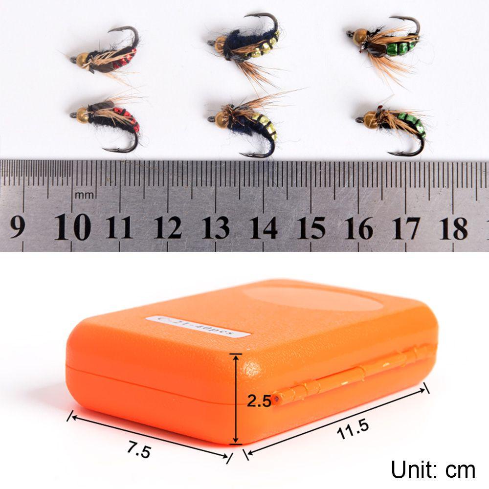 MYRONGVN Set 2 Mồi Câu Cá Giả Hình Côn Trùng Tiện Lợi