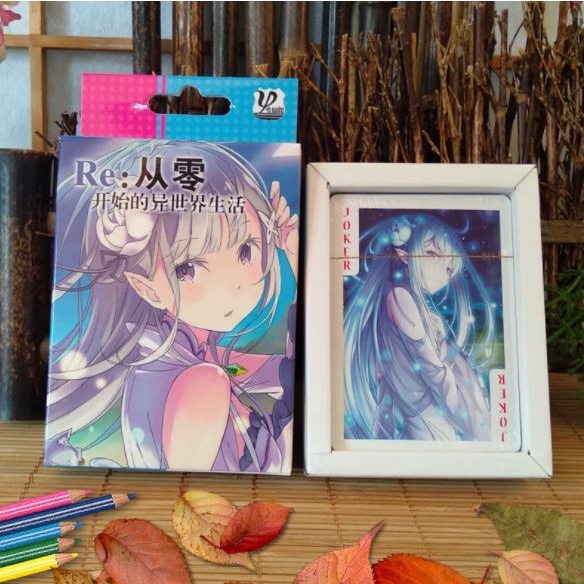 Hộp Bài Tây Thẻ Hình Nhật Vật Anime