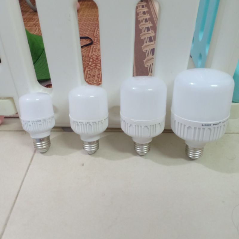 Bóng đèn Let trụ Linh Phi 5W, 10W, 15W, 20W, 30W ánh sáng trắng, tiết kiệm điện