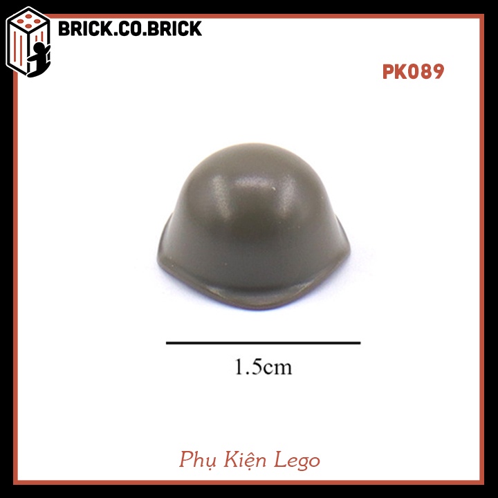 Phụ Kiện Lắp ráp Nón Mũ Bộ Đội Minifigure MOC Army PK088 PK089