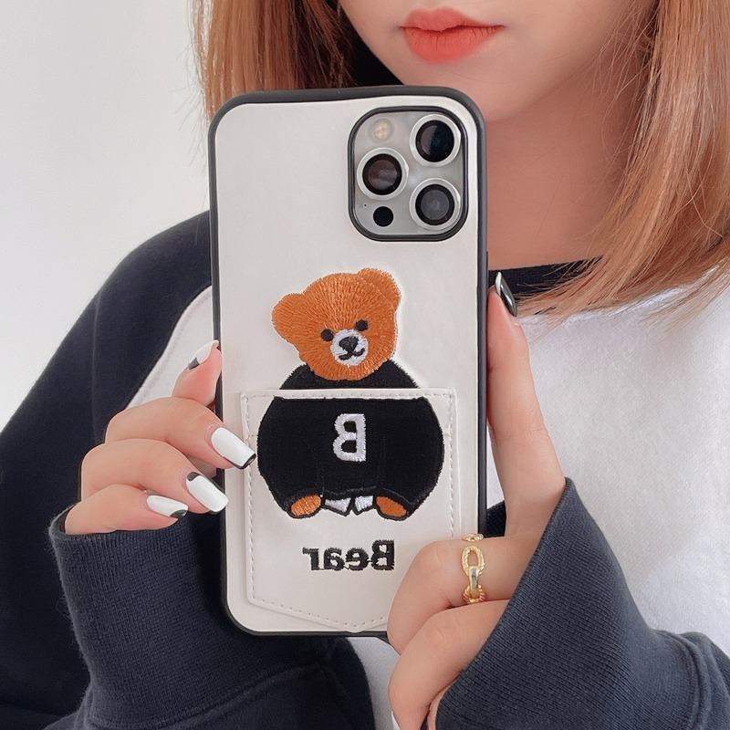Ốp điện thoại mềm kiêm túi bằng da đựng thẻ cho iPhone 7 8 Plus X XS 11 12 PRO MAX XR 12mini