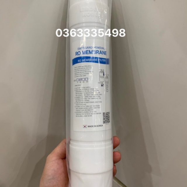 Lõi Máy Lọc Nước RO - Màng RO Hàn Quốc - Cam kết chính hãng nhập khẩu - Made in Korea (có mã QR) | BigBuy360 - bigbuy360.vn