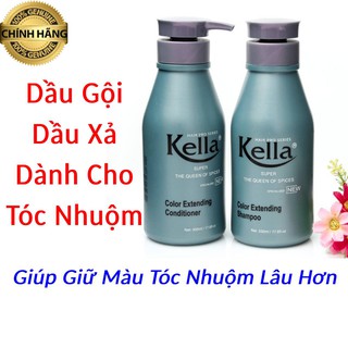 Dầu Gội và Dầu Xả Dành Cho Tóc Nhuộm Màu Kella 500ml - Thoitrangtocnhuom