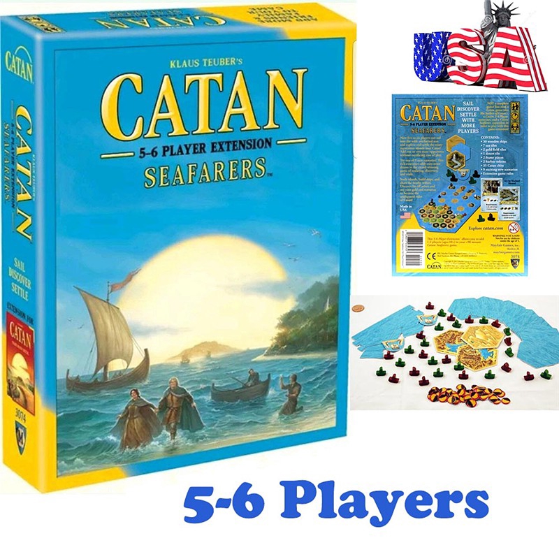Catan Expansion Seafarers Board game | Bộ trò chơi Catan Biển bản mở rộng huyền thoại