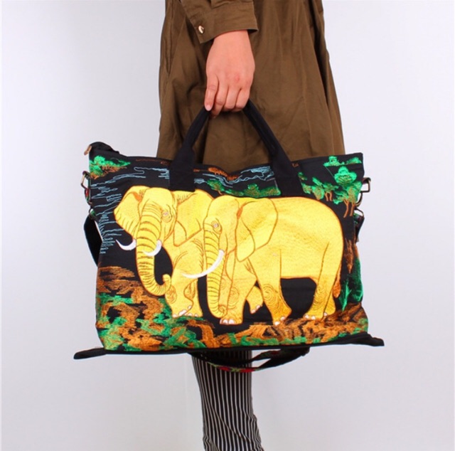 Túi đeo chéo đeo vai con voi cao cấp