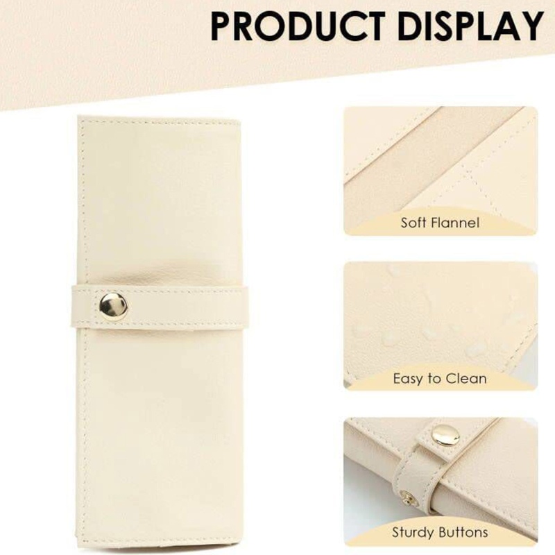 Khay Da Cuộn 5 Ngăn Đựng Đồng Hồ Tiện Lợi Cho Du Lịch