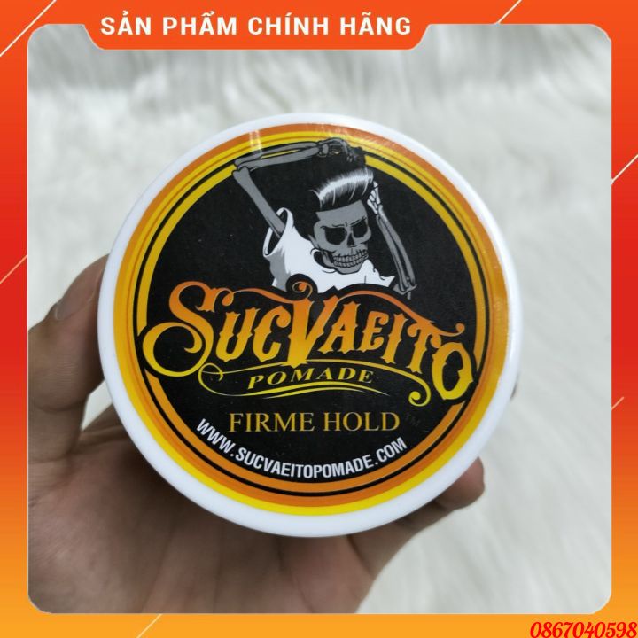 Sáp vuốt tóc SUCVAVECITO POMADE chính hãng. Giữ nếp, tạo kiểu dành cho nam