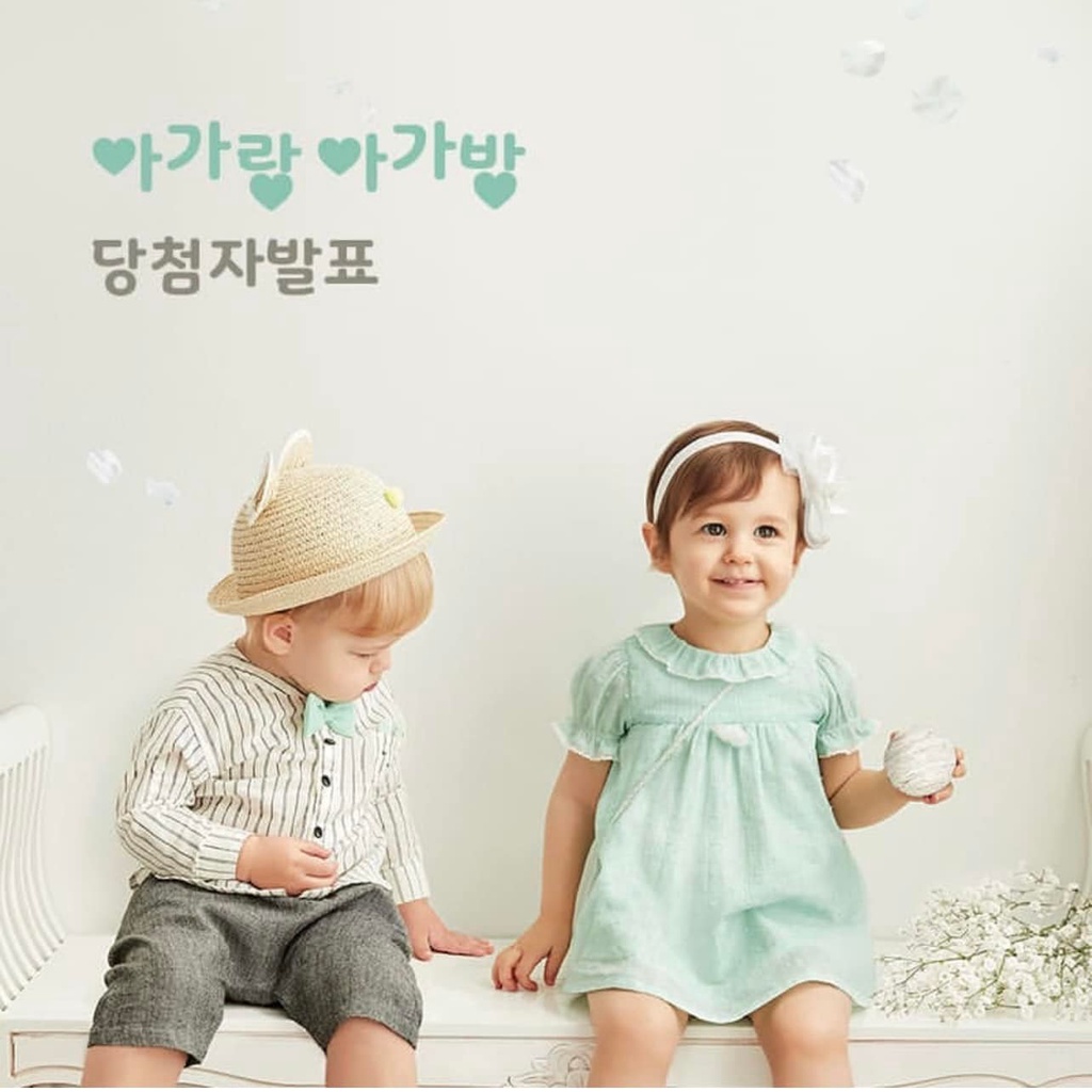 Áo sơ mi dài tay cổ trụ kẻ sọc túi ngực tai gấu Nga Fish S9D0K (không kèm nơ)