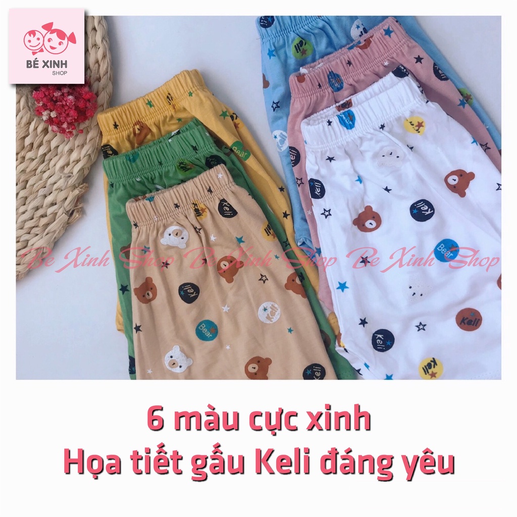 Đồ bộ quần áo ba lỗ cho bé trai bé gái Minky Mom [Trợ giá] bộ thun lạnh Minky Mom BA 3 LỖ GẤU KELI cho bé trai gái trẻem