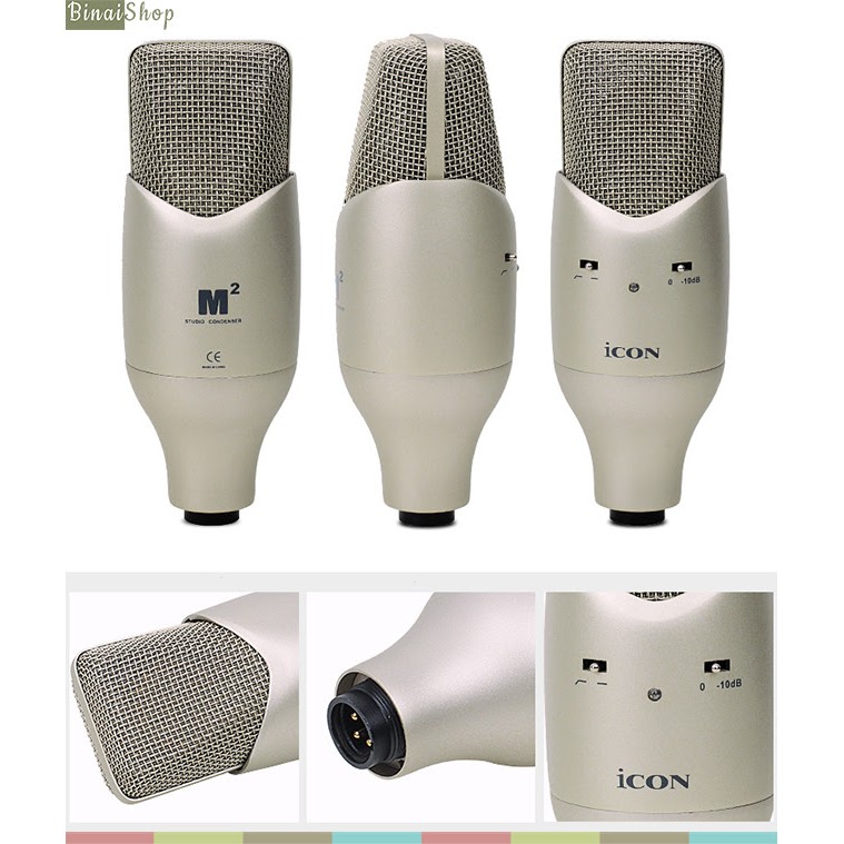 [Mã ELHACE giảm 4% đơn 300K] Microphone phòng thu Icon M2