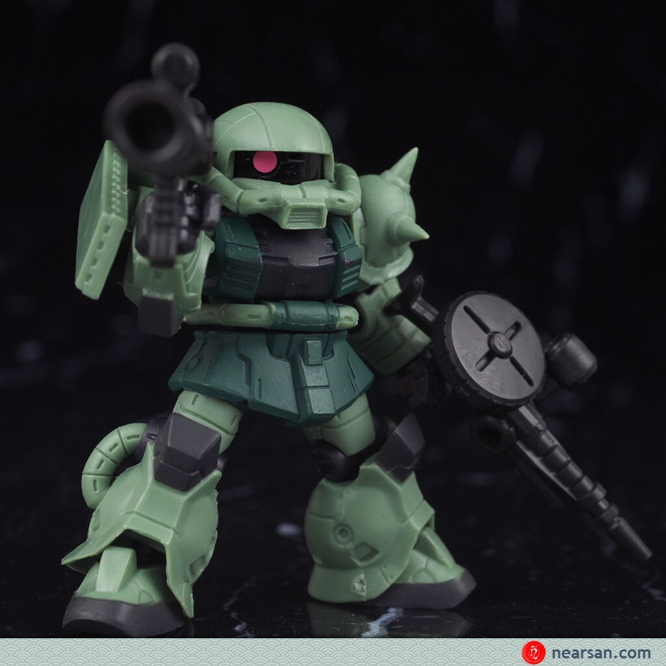 Gundam zaku ii mobile suit ensemble 01 bandai mse 1